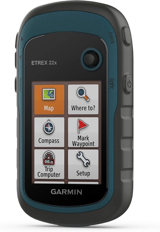 Garmin 010-02256-00 eTrex 22x, Rugged Handheld GPS Navigator, Black/Navy