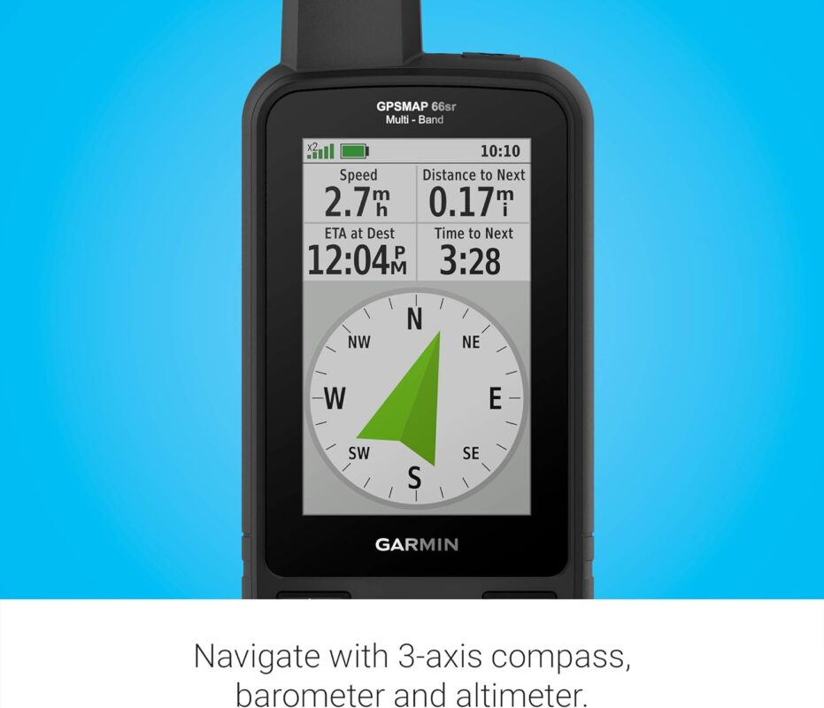 Garmin GPSMAP 66i, GPS Handheld and Satellite Communicator, Featuring TopoActive mapping and inReach Technology