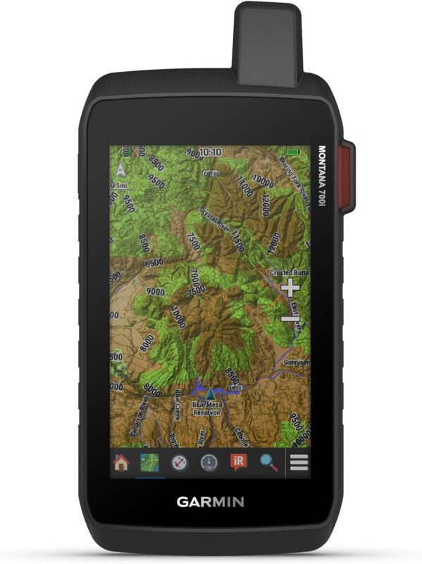 Garmin Montana 700, Rugged GPS Handheld, Routable Mapping for Roads and Trails, Glove-Friendly 5 Color Touchscreen