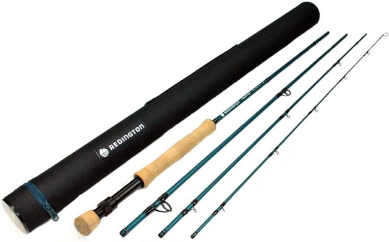 Redington Predator Fly Fishing Rod with Tube, 4 Pieces, Big Game Fish Rod, Freshwater and Saltwater