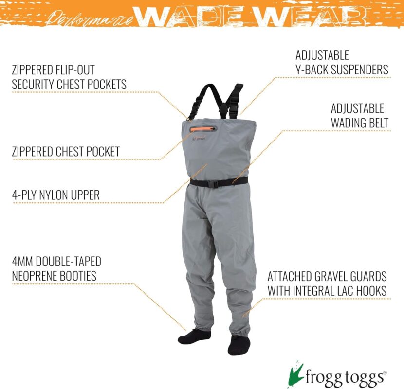 FROGG TOGGS Canyon II Breathable Stockingfoot Chest Wader