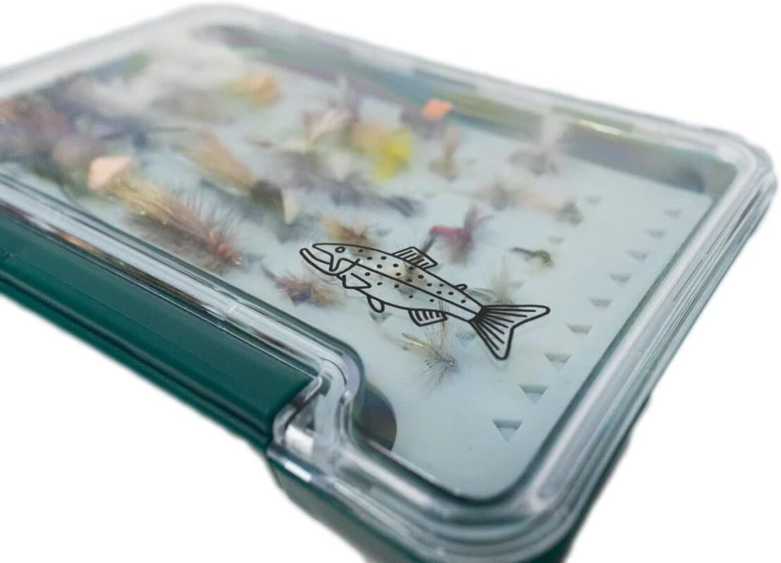 Loaded Dry Fly Box with 24 Flies