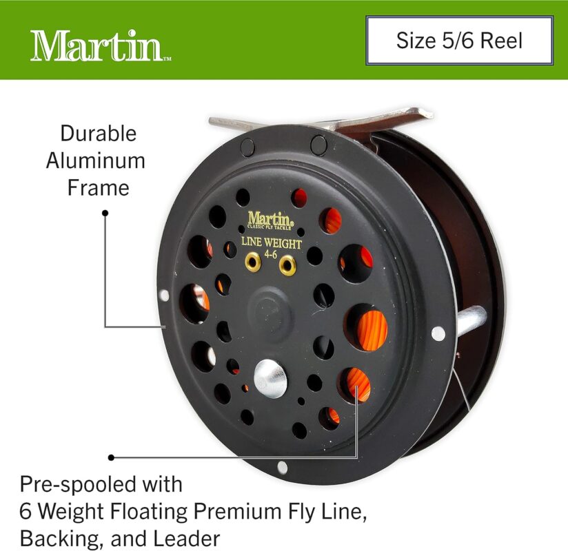 Martin Complete Fly Combo 8ft0 in. 3pc 5/6wt MRT56TK 6L