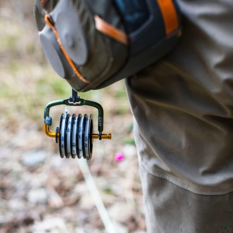 RIO Products Fly Fishing Tippet Head Gate, 2X-6X Powerflex Tippet, 30 Yard Spools, Clear