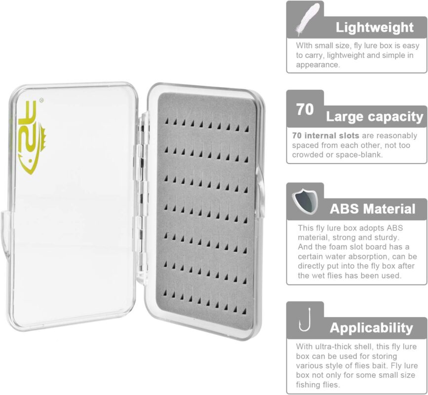 SF Super Slim Fly Fishing Trout Flies Fly Box