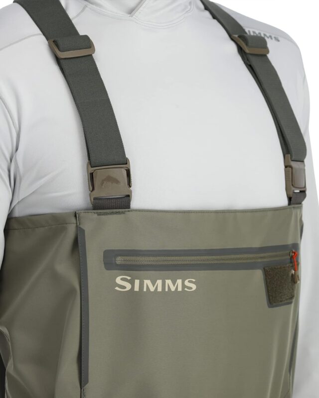 Simms Mens Tributary Stockingfoot Chest-High Fishing Waders - Durable, Breathable, Waterproof Fly Fishing Waders for Men