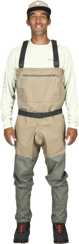 Simms Mens Tributary Stockingfoot Chest-High Fishing Waders - Durable, Breathable, Waterproof Fly Fishing Waders for Men