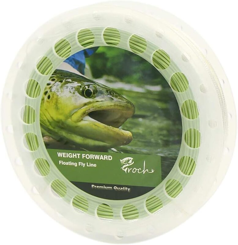 Croch Weight Forward Fly Fishing Line WF 3F 4F 5F 6F 7F 8F 100ft + Backing Line + 9ft Leader