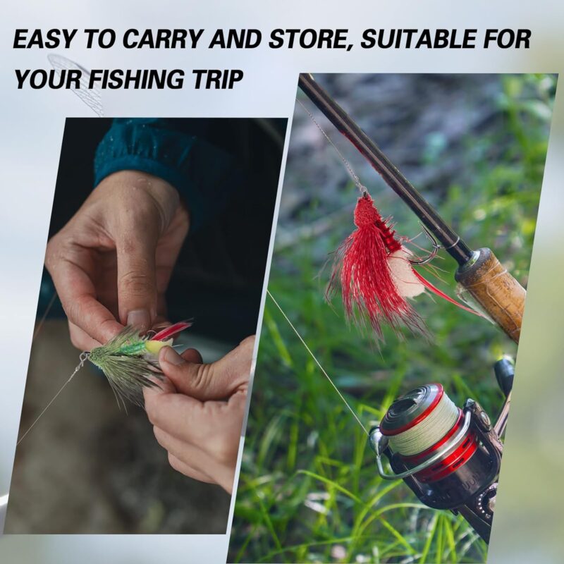 DEILAI Fly Fishing Flies Assortment with Hooks Wet Dry Flies Lures Set Kit Gift with Waterproof Fly Box Topwater Flies for Trout Bass Salmon Panfish Bluegill Crappie Popping Bug Sunfish