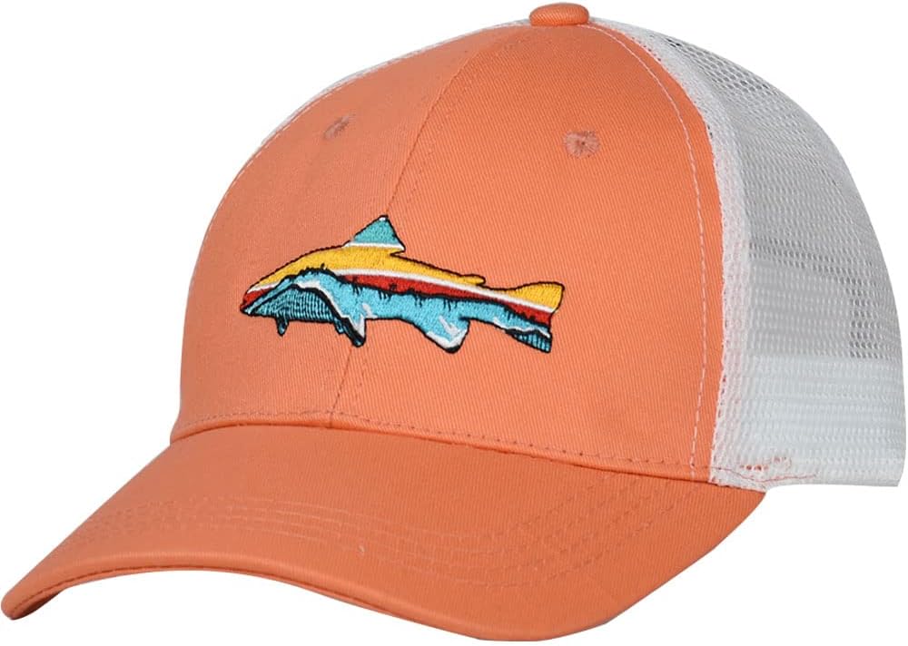 EDTREK Breathable Fishing Trucker Hats for Men and Women - Unique Fish Embroidery for Anglers