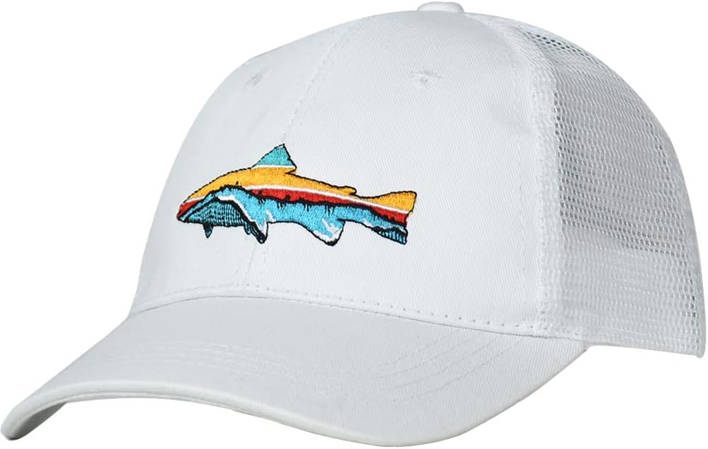 EDTREK Breathable Fishing Trucker Hats for Men and Women - Unique Fish Embroidery for Anglers