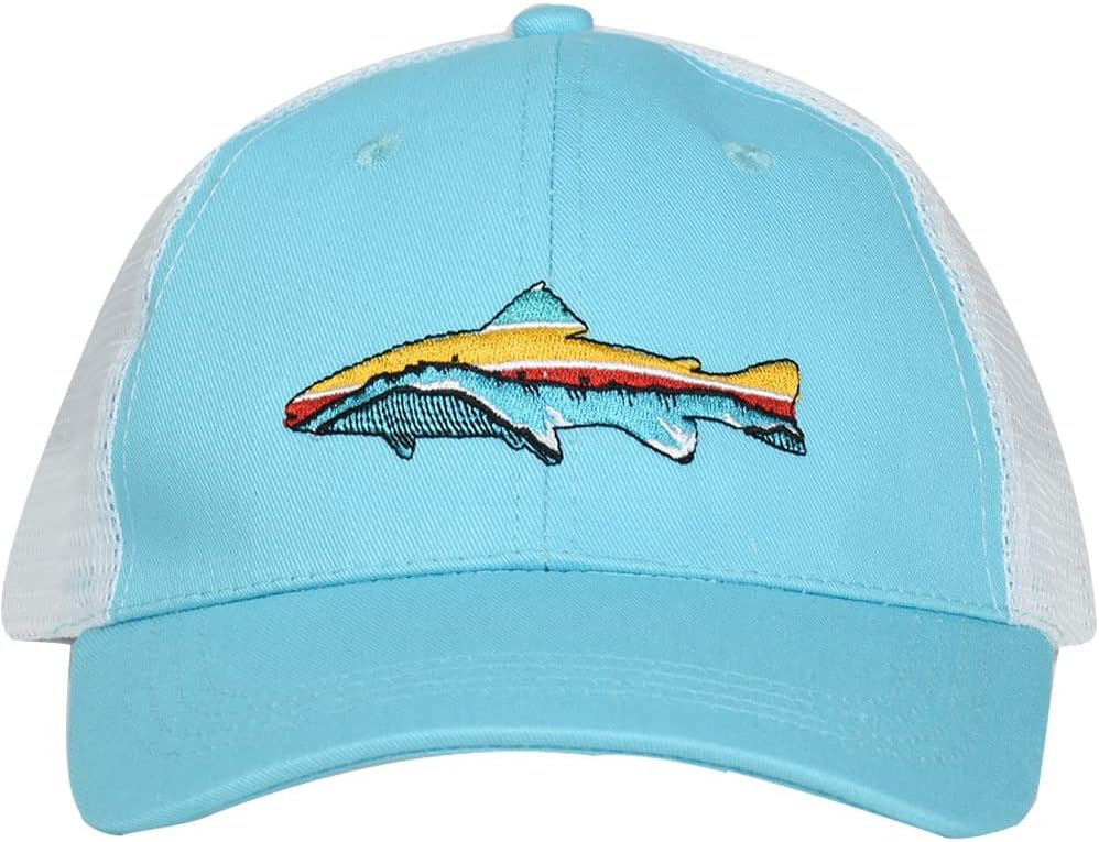 EDTREK Breathable Fishing Trucker Hats for Men and Women - Unique Fish Embroidery for Anglers