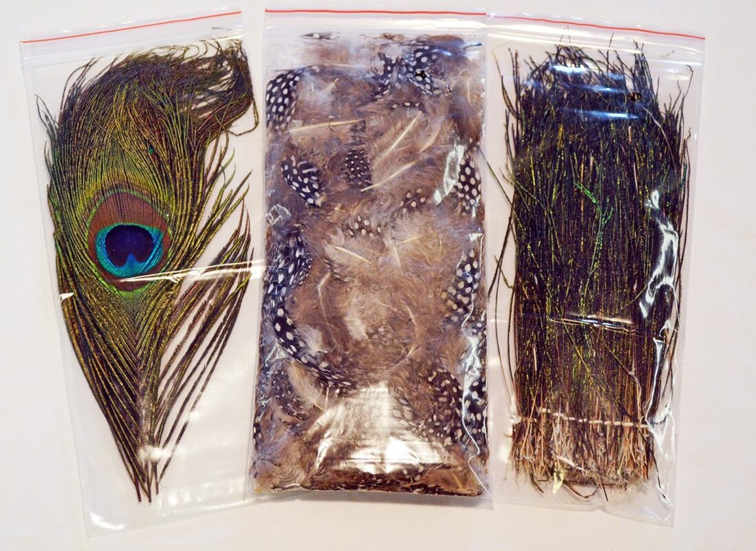 Fly Tying Material Feather and Dubbing Starter Kit