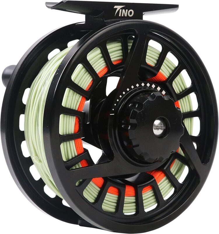 M MAXIMUMCATCH Maxcatch Tino Fly Fishing Reel (3/4wt 5/6wt 7/8wt) and Pre-Loaded Fly Reel with Line Combo