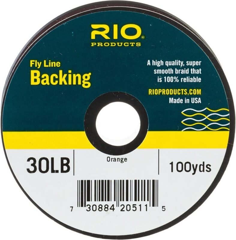 RIO Products Dacron Braided Backing, Fly Fishing Line, Smoothing Braid, 100 Yards