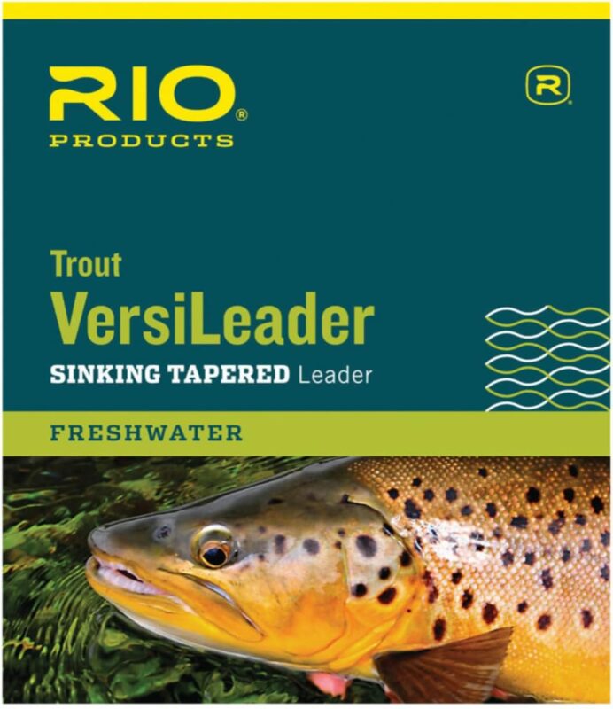 Rio Trout Versileader, Tapered Sinking Leaders, Freshwater Fly Line, 12lb Core