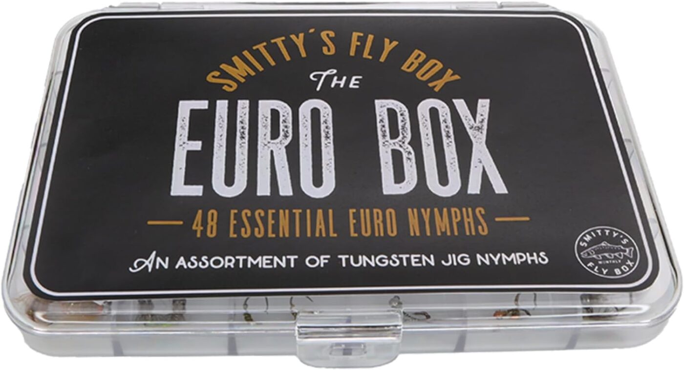 Smittys Fly Box Trout Box Essential Trout Flies, Assortment of Dry Flies, Nymphs and Streamers for Fly Fishing…